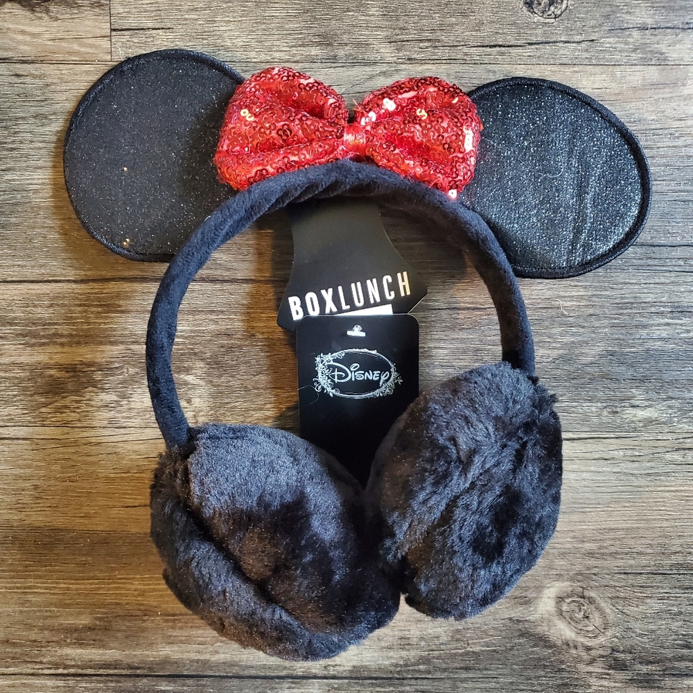 Minnie Earmuffs Sequin Bow Ears Headband